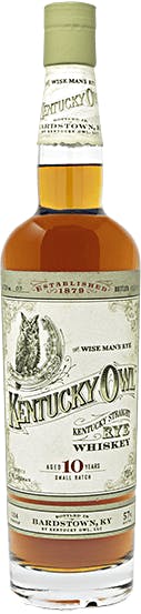 Kentucky Owl Kentucky Straight Rye Whiskey Batch #4 10 year old 750ml ...