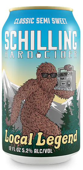 Schilling Hard Cider Local Legend Classic Semi-Sweet Cider 6 pack