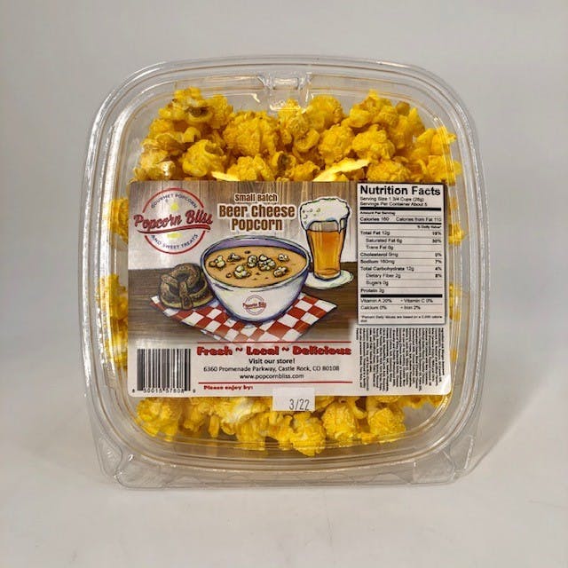 Popcorn Bliss Beer Cheese Popcorn Argonaut Wine & Liquor