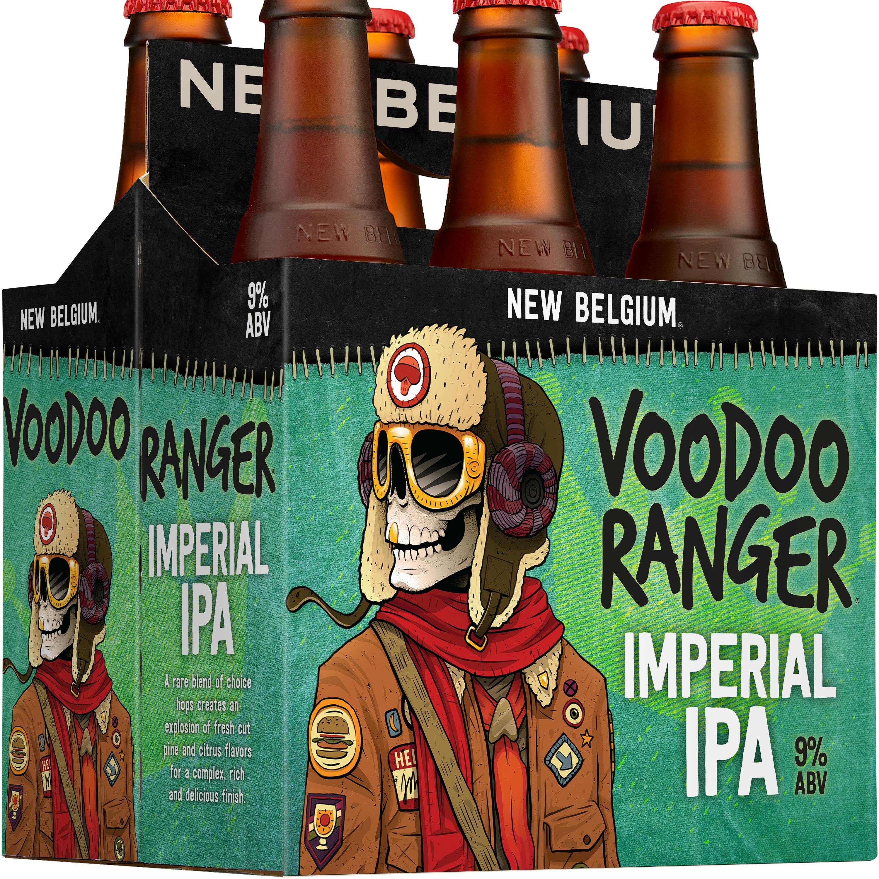 New Belgium Voodoo Ranger Imperial IPA 6 pack 12 oz. Bottle - Yankee ...