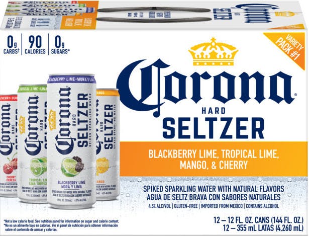 Corona Hard Seltzer Variety Pack #1 12 pack 12 oz. Can - Joe ...