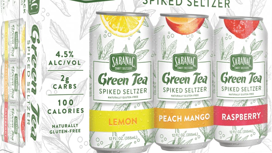 Saranac Brewery Green Tea Spiked Seltzer Variety Pack