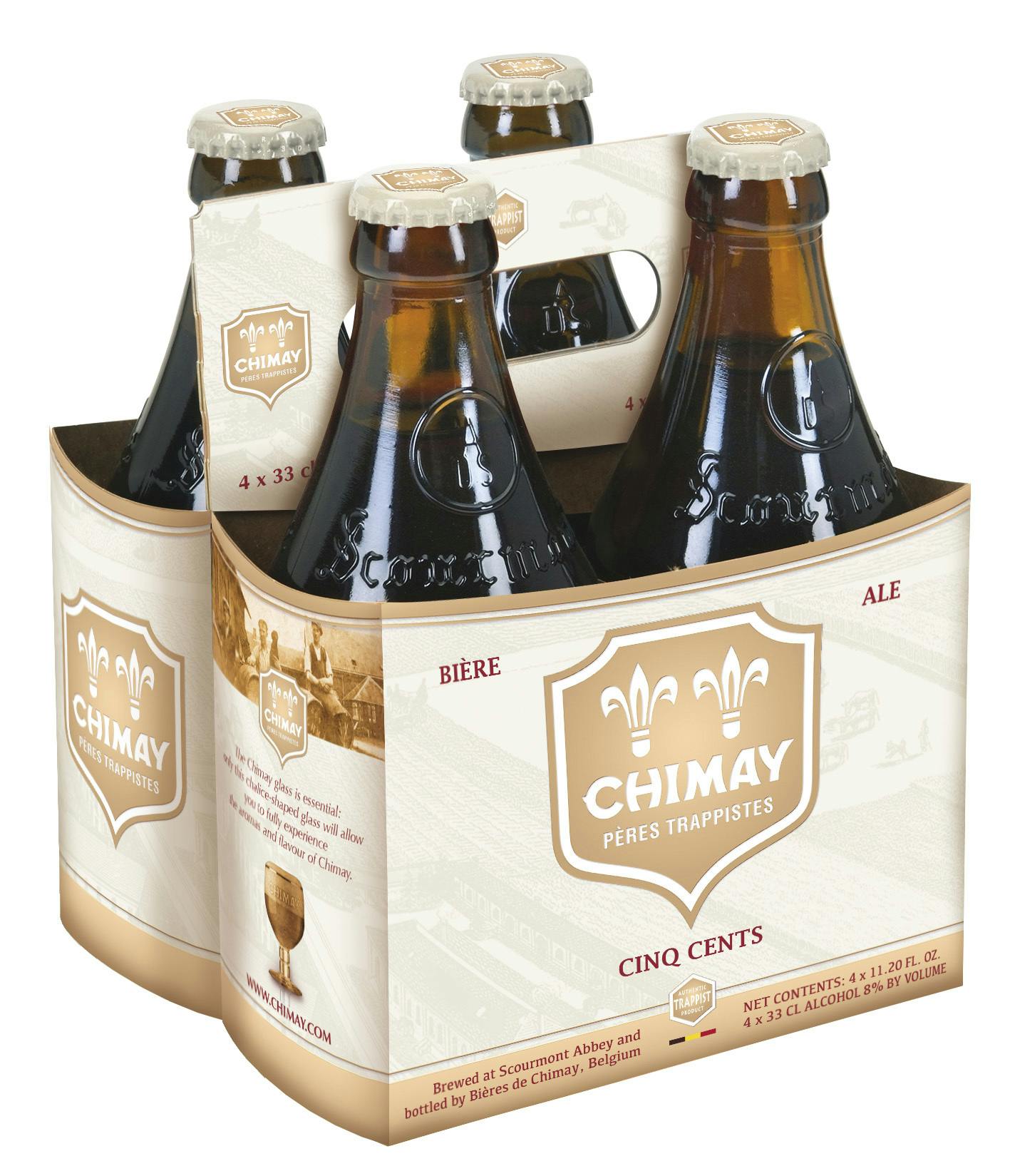 Chimay Cinq Cents 4 pack 11 oz. Can - Petite Cellars