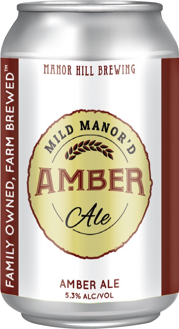 Manor Hill Brewing Mild Manor'd Amber Ale 6 pack 12 oz. Can Petite
