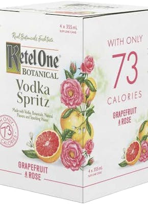 Ketel One Botanical Grapefruit & Rose Vodka Spritz 4 pack 12 oz. Can - Vine  Republic