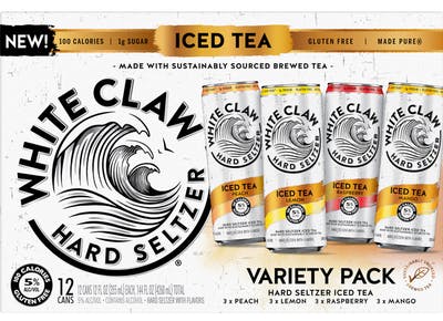 white claw iced tea
