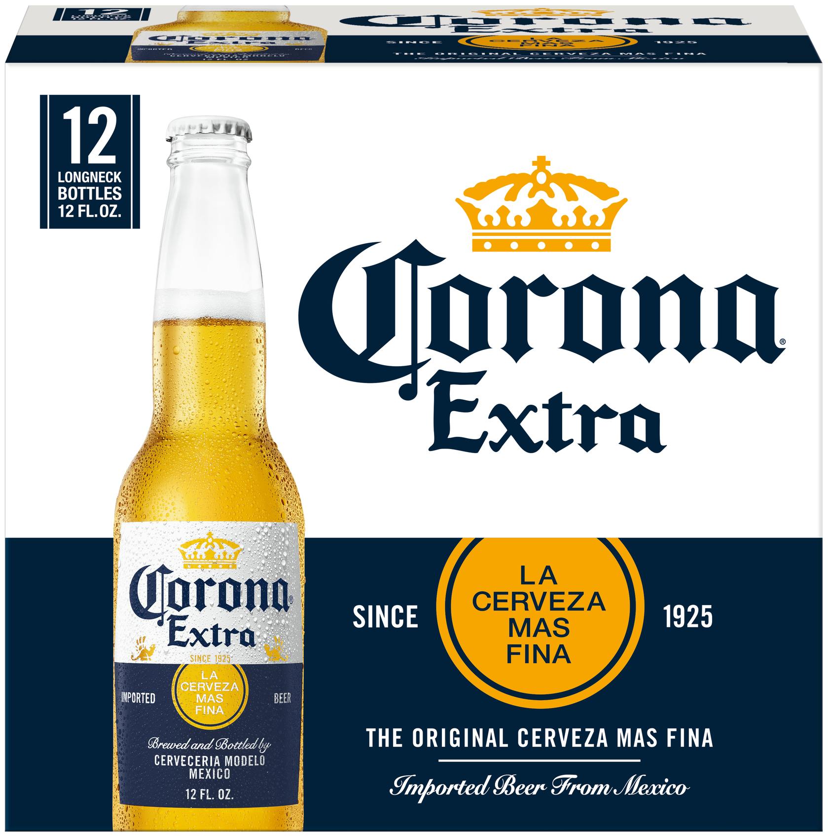CORONA EXTRA Beer Glasses: SET OF 2, LA CERVEZA