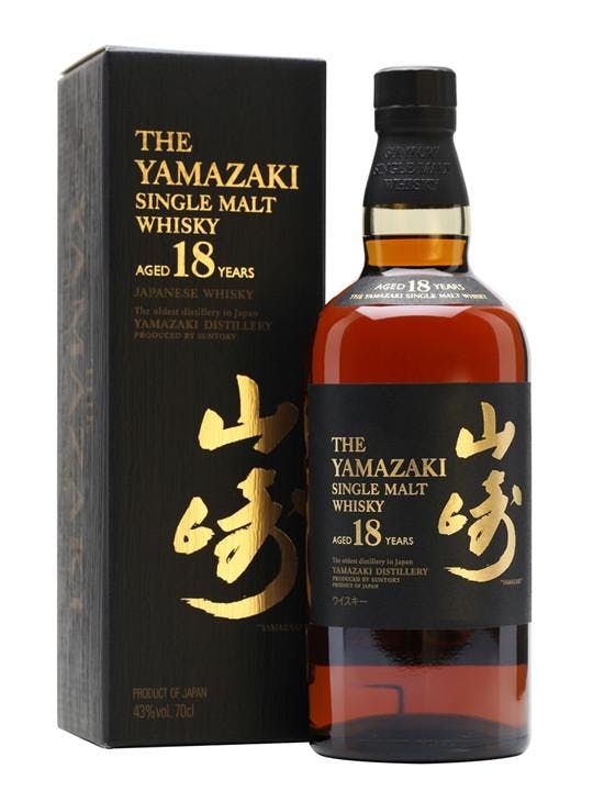 Suntory Yamazaki 18 Year Old Japanese Single Malt Whisky
