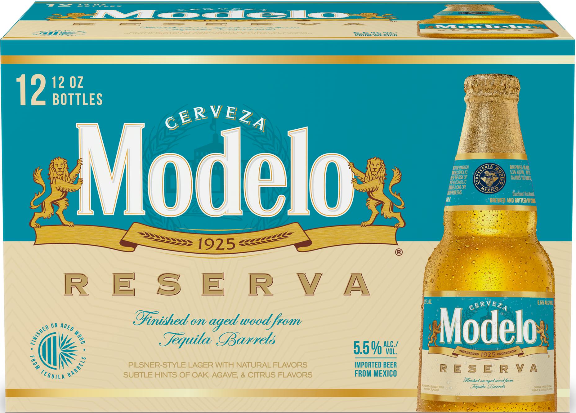 Download Modelo Reserva Tequila Barrel Mexican Lager Beer 12 Pack 12 Oz Bottle Boss Liquors