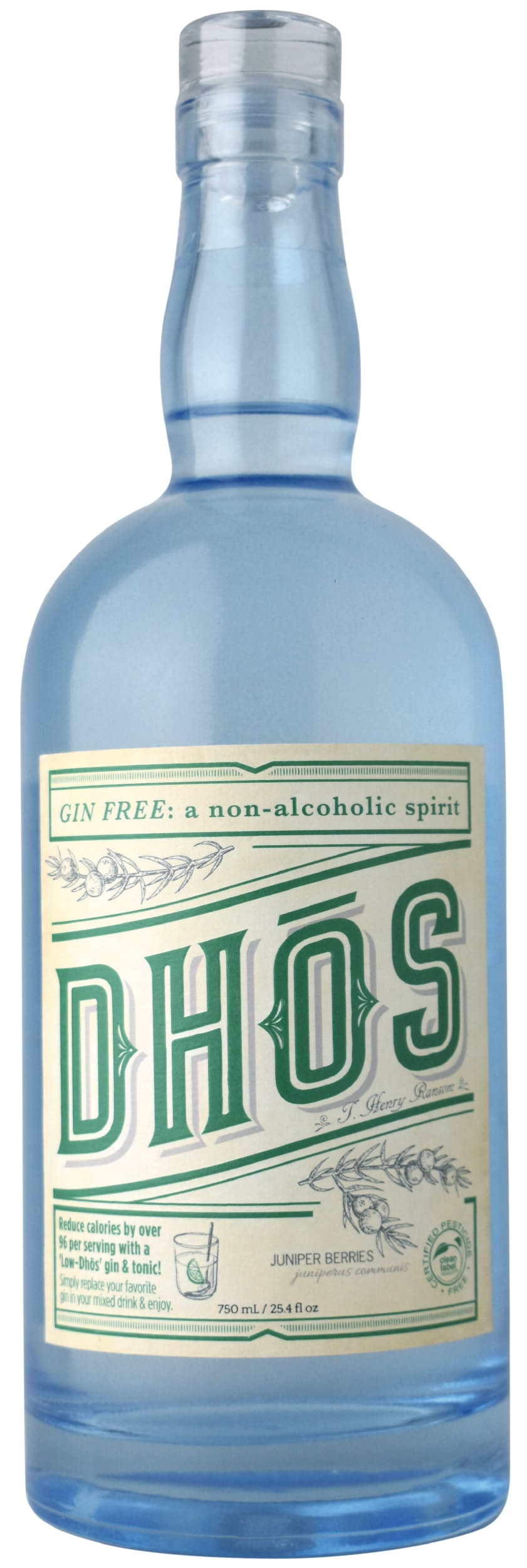 Dhos Non-Alcoholic Gin 750ml - Yankee Spirits