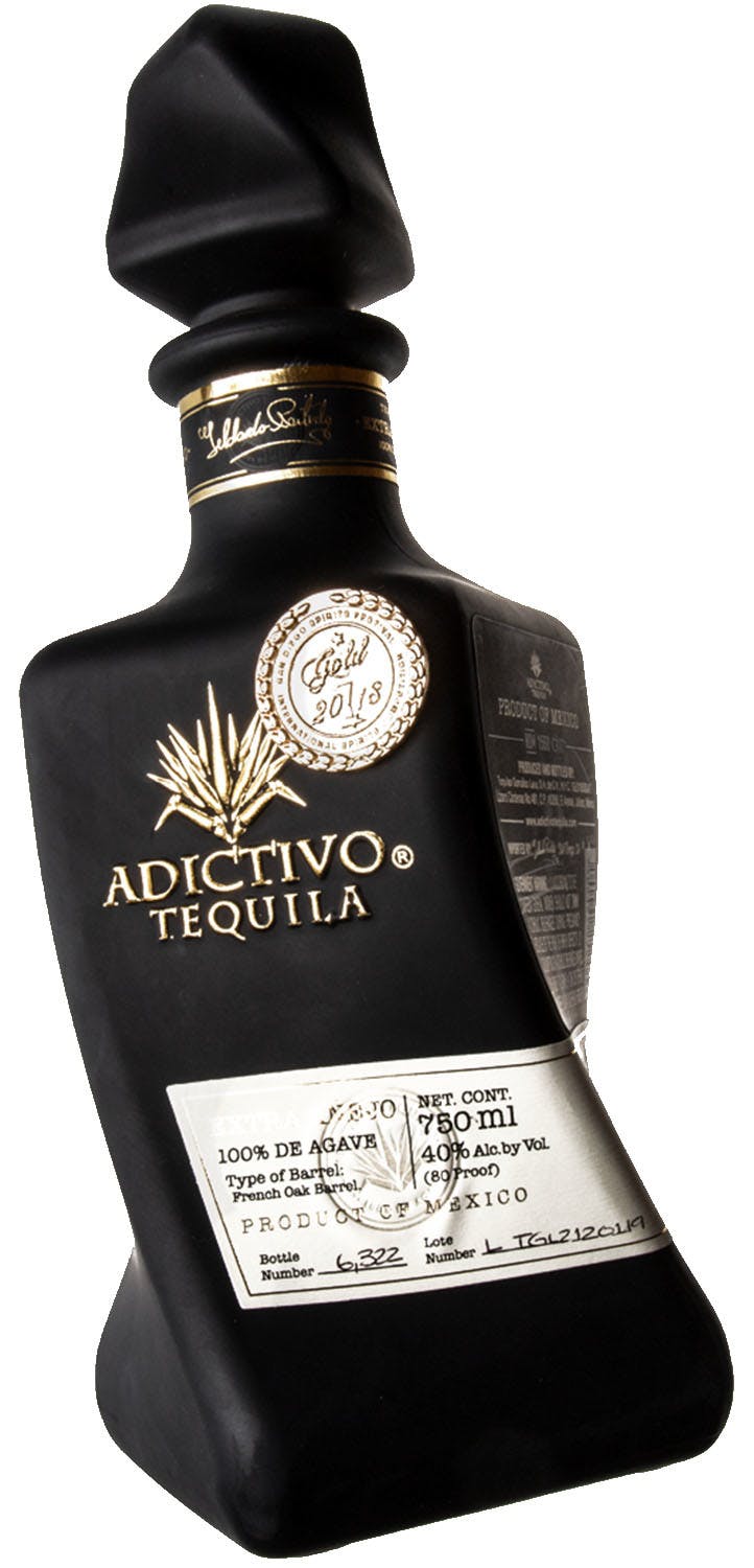 Adictivo Tequila Extra Anejo Black 750ml Yankee Spirits