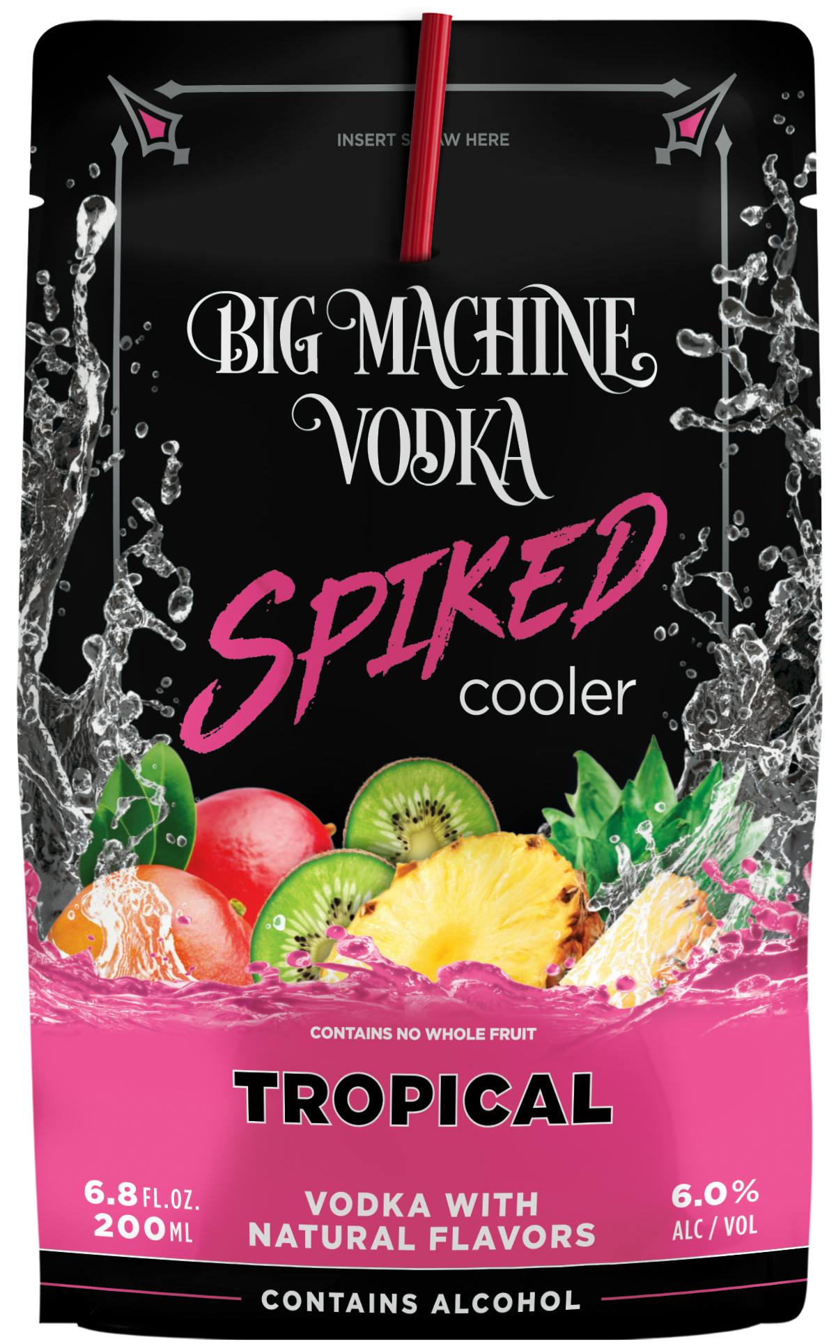 Big Machine Vodka Cranberry 8 Pack Pouches - The Liquor Book