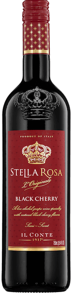 stella black rose wine