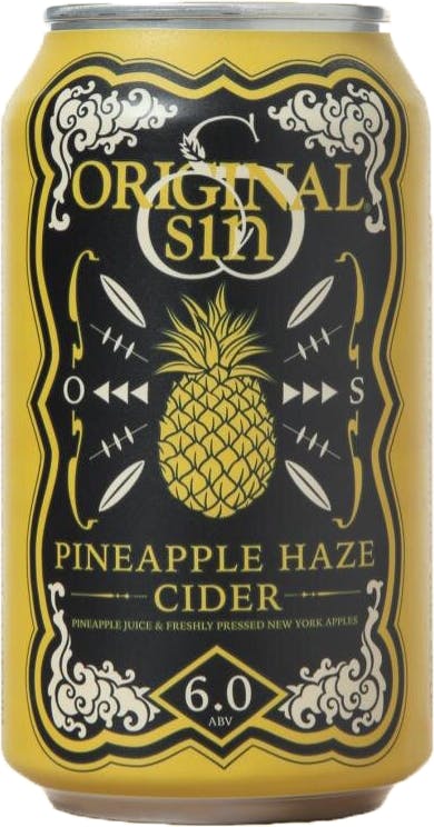 pine  Original Sin Pineapple Haze Hard Cider 6 pack 12 oz. Can