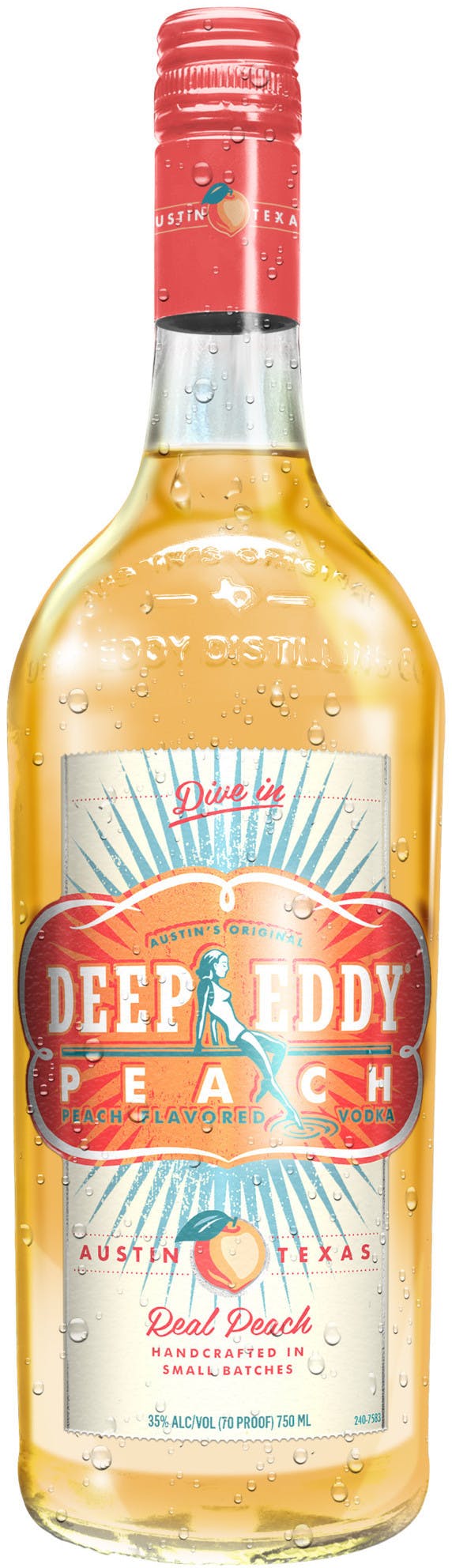 Deep Eddy Peach Vodka 1.75L Yankee Spirits