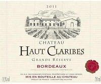 Château-Haut-Claribes Bordeaux 2018 750ml - Station Plaza Wine