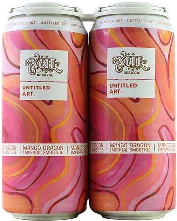 Untitled Art Brewing Mango Dragon Imperial Smoothie 4 pack 16 oz. Can -  Buster's Liquors & Wines