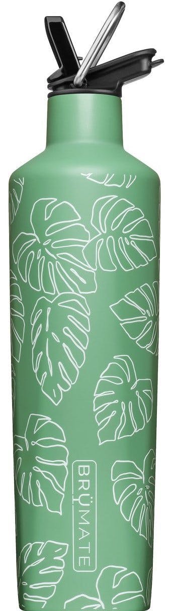 BruMate ReHydration Bottle 25oz Monstera - Cheers Wines and Spirits