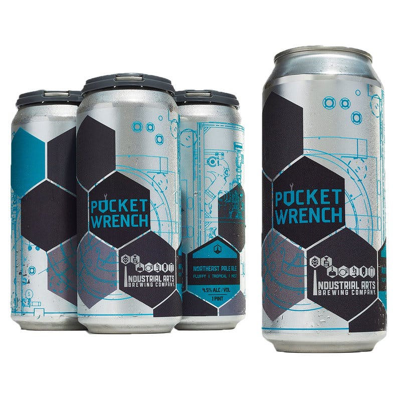 Industrial Arts Brewing Pocket Wrench IPA 4 pack 16 oz. Can Allendale