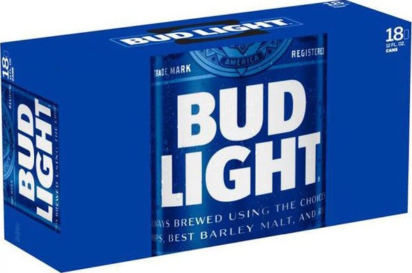 Bud Light Beer 18 pack 12 oz. Can - Petite Cellars