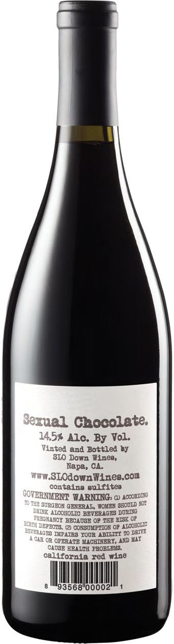 Slo Down Wines Sexual Chocolate 750ml