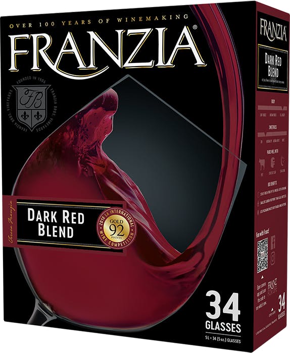 Franzia Dark Red Blend 5L Box - Argonaut Wine & Liquor