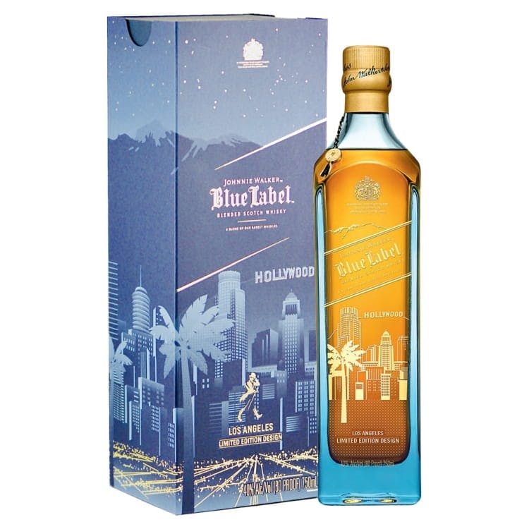 Johnnie Walker Blue Label Hollywood Los Angeles Limited Edition 750ml - M &  M Liquor and Market