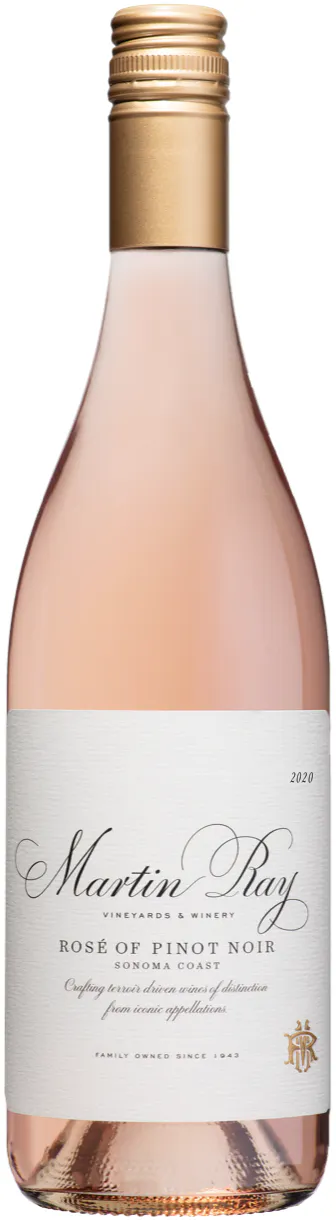 Martin ray russian river Valley Rose of Pinot Noir glass 750ml (729722001026)