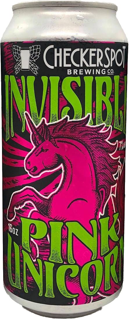 Checkerspot Brewing Company Invisible Pink Unicorn 4 pack 16 oz. Can - Petite Cellars