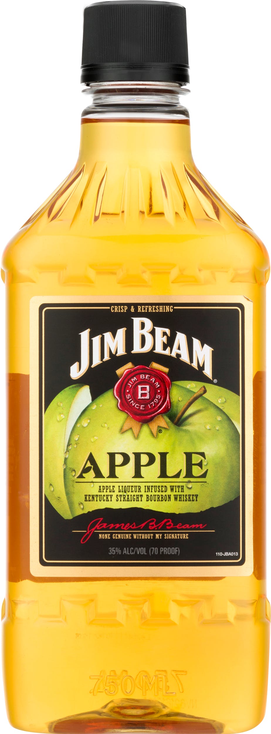 Jim Beam Apple Bourbon Nick 750ml & Liquor PET Bottle Moe\'s 