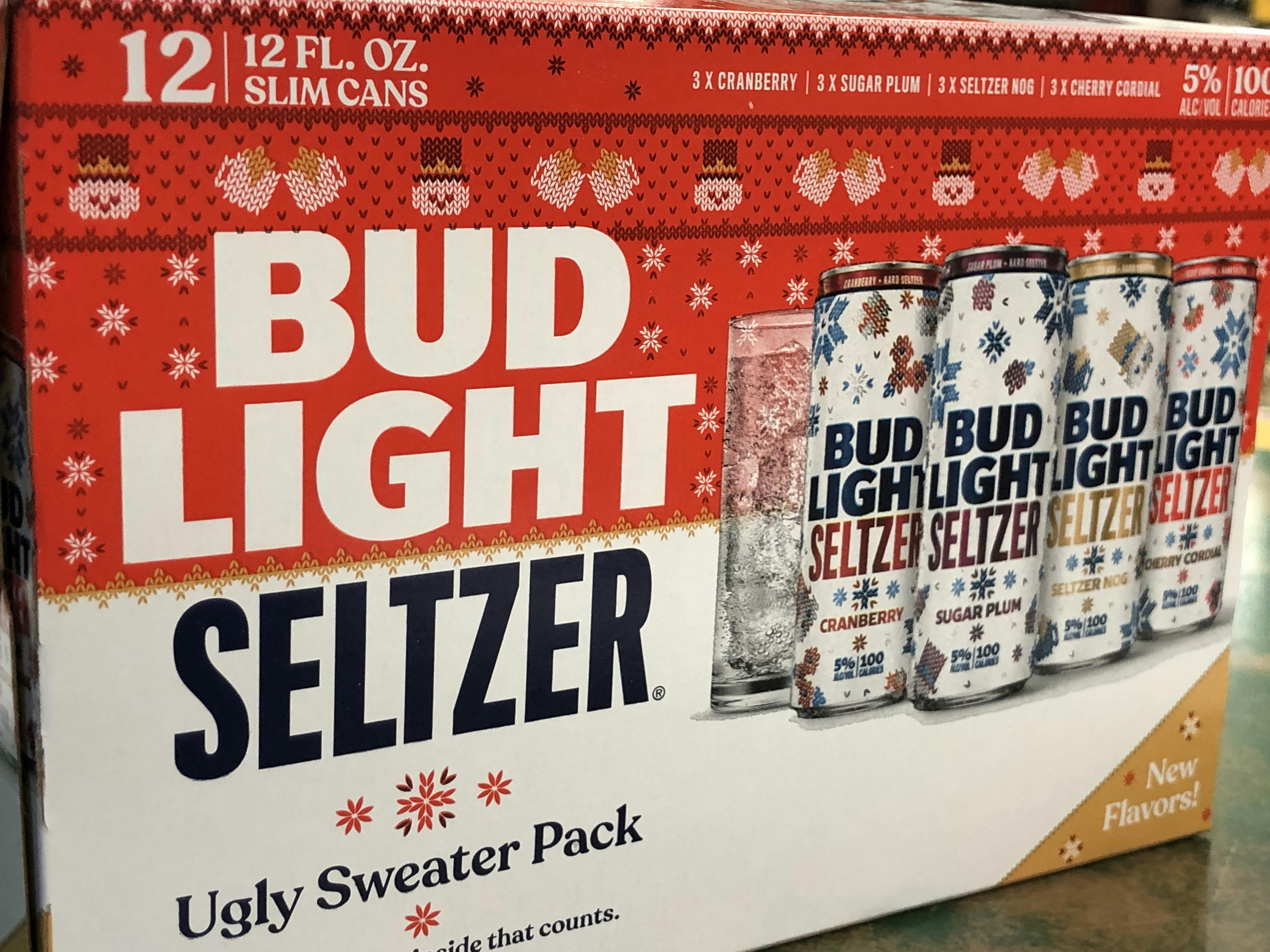 Holiday Sweater Pack Ugly Christmas Sweater Bud Light Seltzer Bud