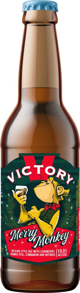 Victory Brewing Company Merry Monkey Belgian Ale 6 pack 12 oz. Can - Petite Cellars