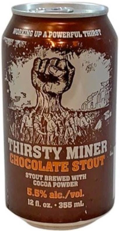 Rhinelander Thirsty Miner Chocolate Stout 6 pack 12 oz. Can 