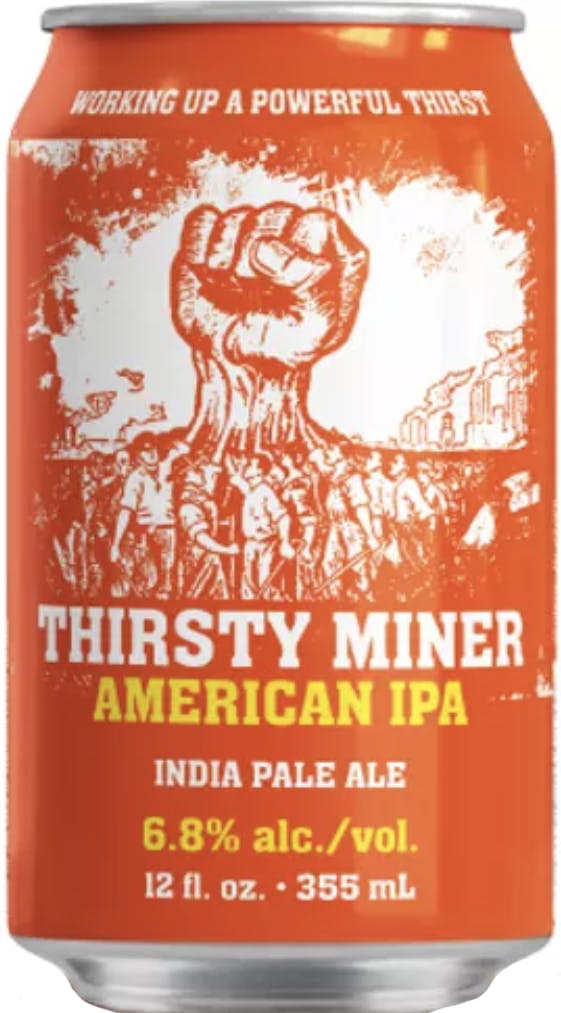 Rhinelander Thirsty Miner American IPA 6 pack 12 oz. Kelly's Liquor