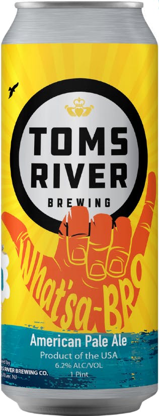 Toms River Brewing What'Sa-Bro American Pale Ale 4 pack 16 oz. Can 