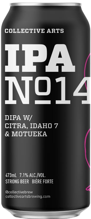 Collective Arts Brewing Collective Project: IPA No. 14 4 pack 16 oz. Can 