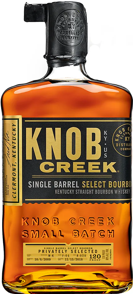 Knob Creek Single Barrel Kentucky Straight Bourbon Whiskey 750ml