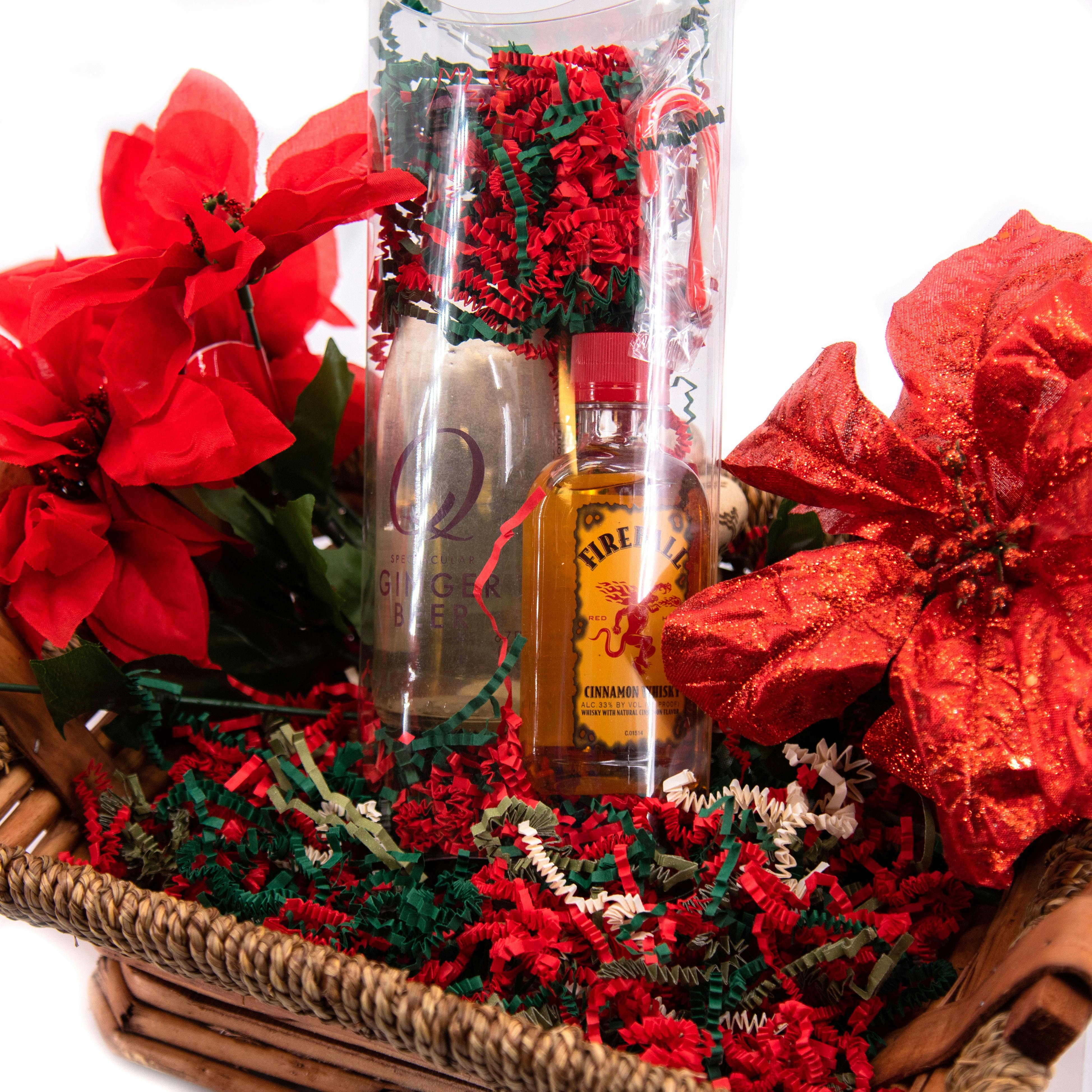 Fireball Gift Basket, Fireball Whiskey Gift Set 