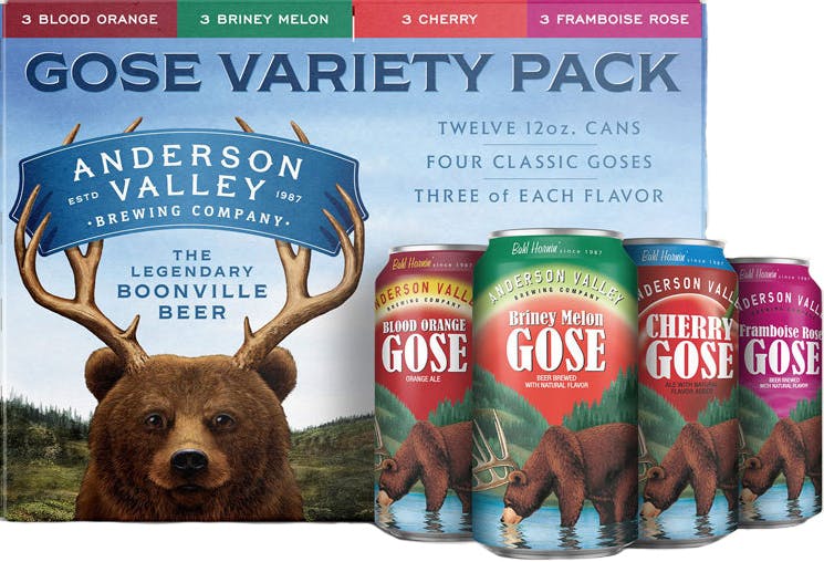 Anderson Valley Brewing Gose Variety Pack 12 pack 12 oz. Can Yankee