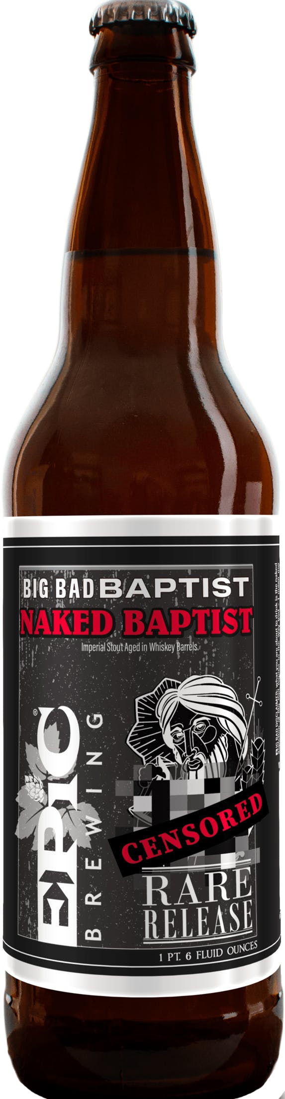 Epic Brewing Big Bad Baptist Naked Baptist 22 oz. Bottle - Yankee Spirits