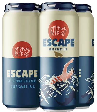 Offshoot Beer Escape West Coast IPA 4 pack 16 oz. Can - Petite Cellars