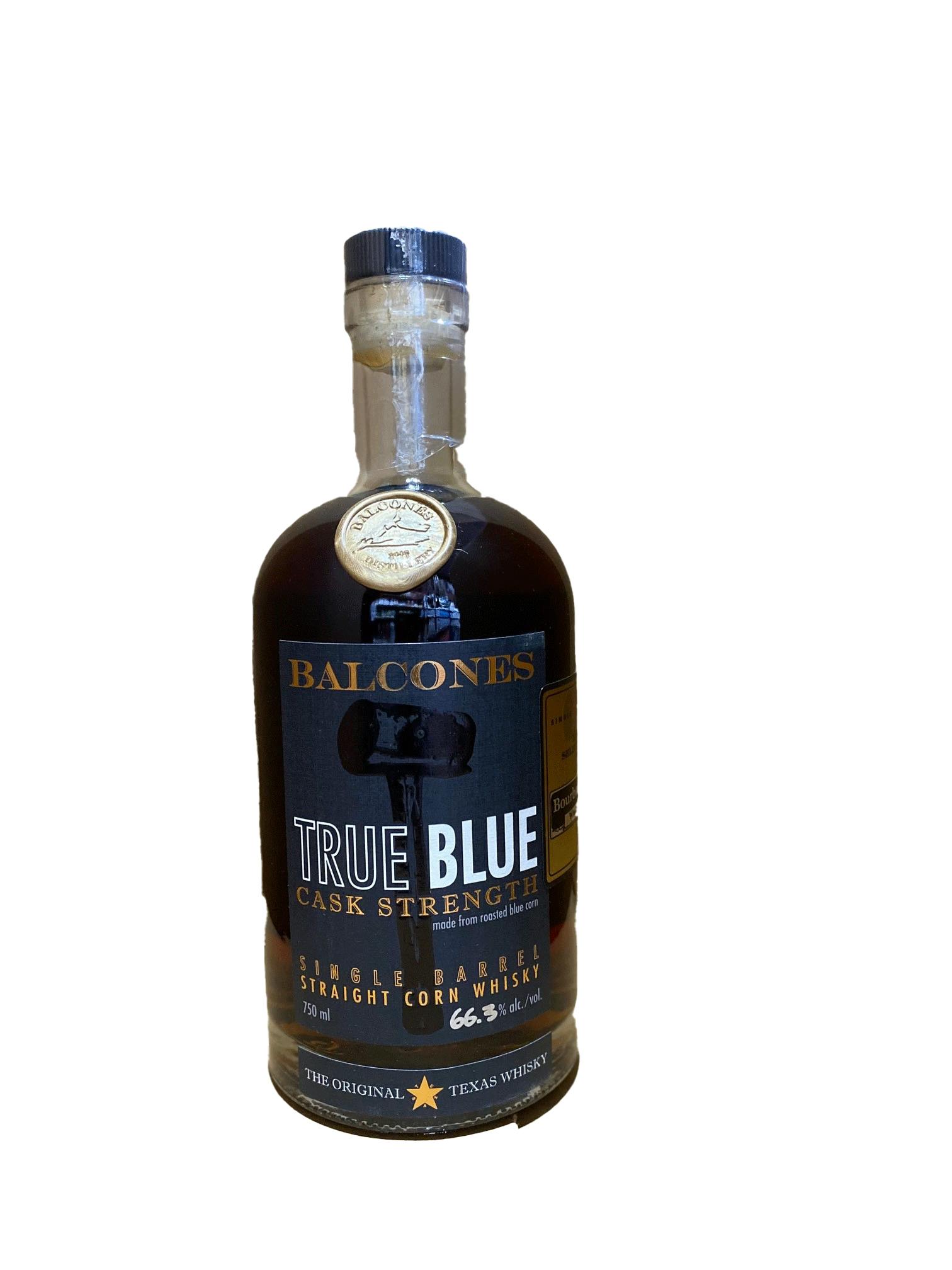Balcones "Store Pick" True Blue Single Barrel Cask Strength Corn Whiskey Selection 1 750ml