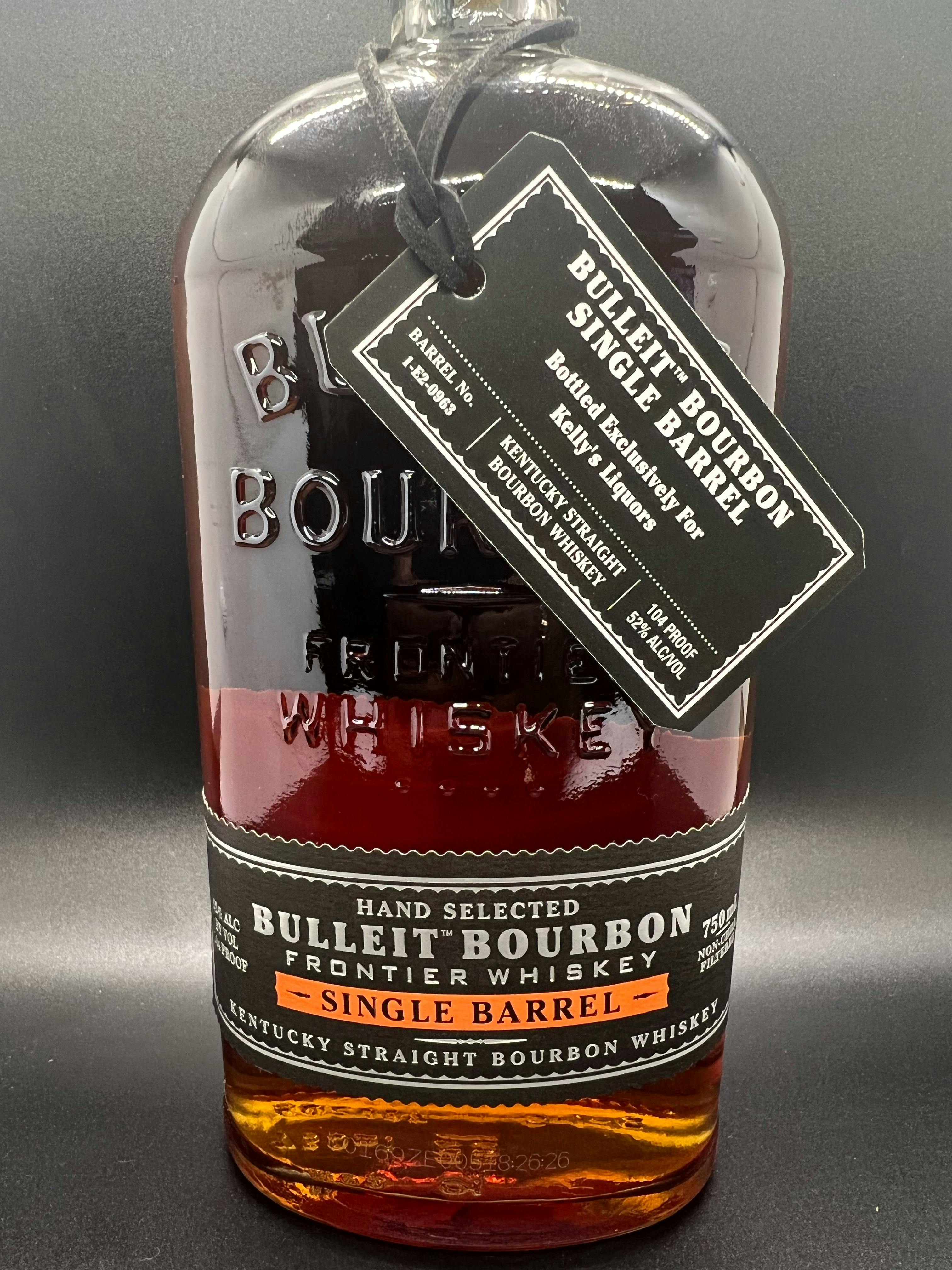 Product Detail  Bulleit Single Barrel Frontier Kentucky Straight Bourbon  Whiskey 104 Proof
