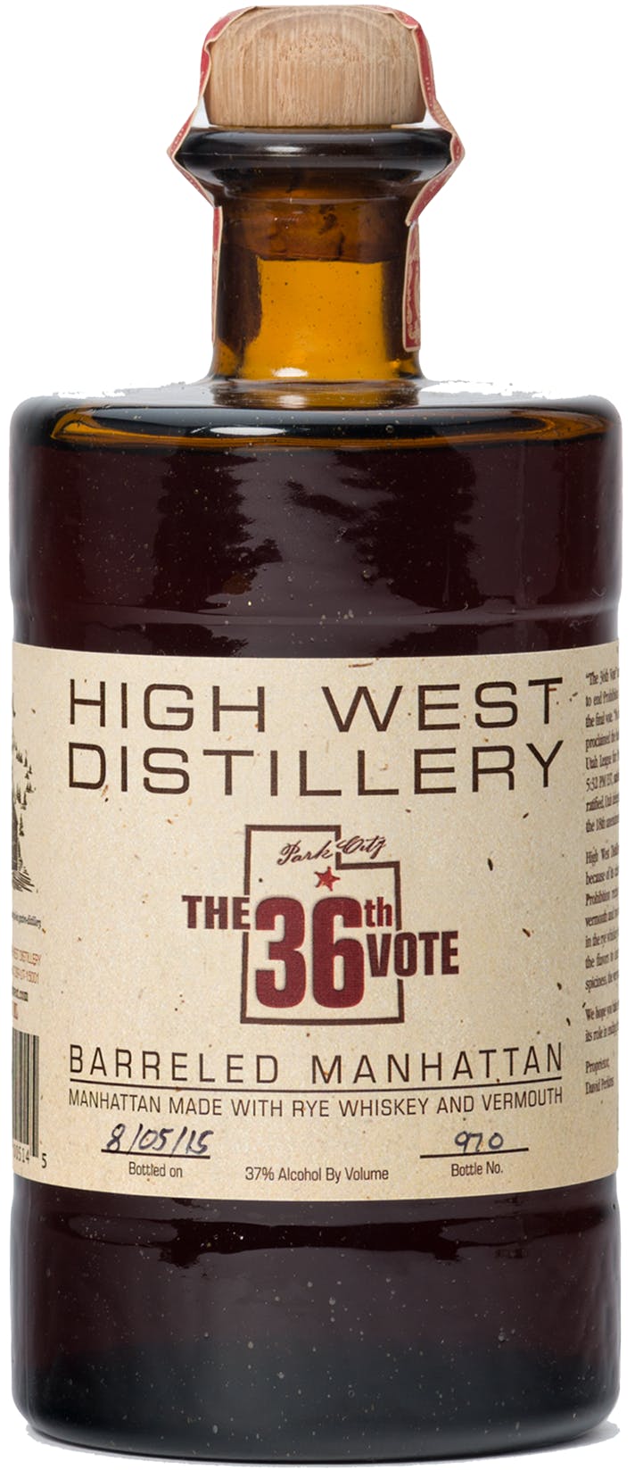 High West Distillery Barreled Manhattan 375ml - SPIRITED Wines