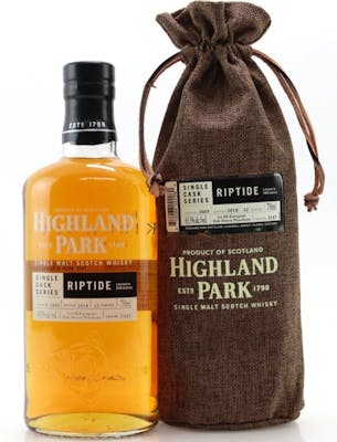 Highland Park Single Cask Series Riptide Single Malt Scotch 12
