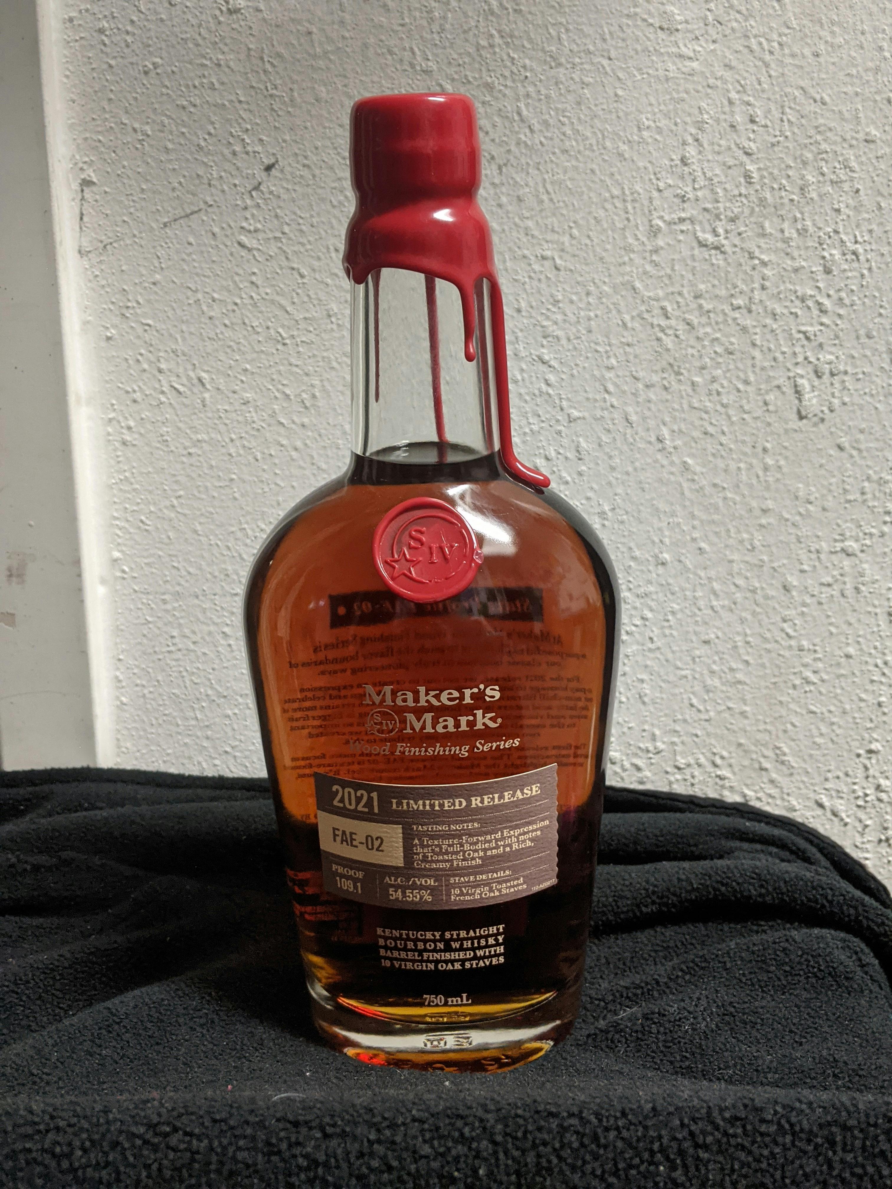 Maker's Mark Wood Finishing Series Limited Release Bourbon BRT01 1021