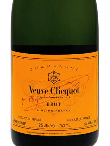 Veuve Clicquot Champagne - Yellow Label - Brut - Gift Box - Pinot