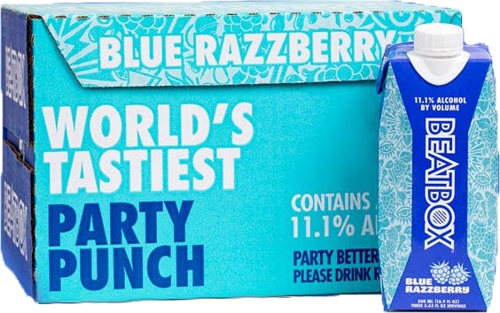 BeatBox Blue Razzberry 500ml Tetra Pak - Argonaut Wine & Liquor