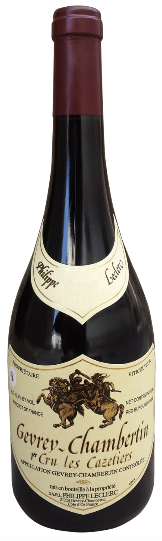 Philippe Leclerc Gevrey-Chambertin Les Cazetiers 2019 750ml