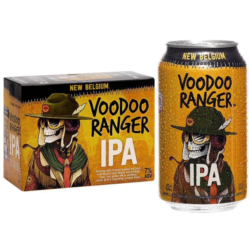 New Belgium Voodoo Ranger IPA 6 pack 12 oz. Can - Allendale Wine